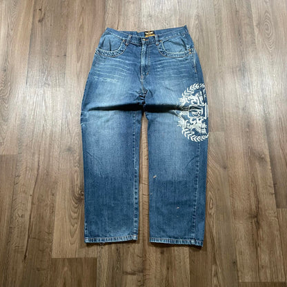 Ruff Ryders Blue Hip Hop Baggy Jeans