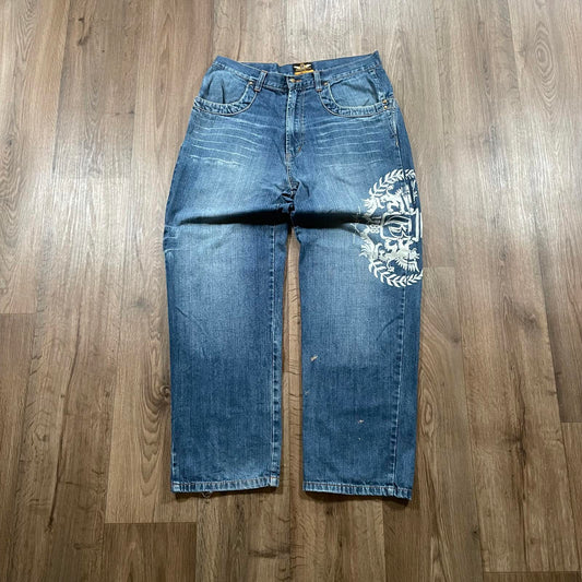 Ruff Ryders Blue Hip Hop Baggy Jeans
