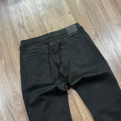 True Religion Black Slim Jeans W35 L32