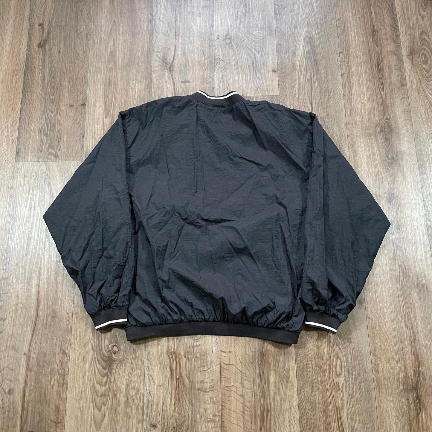 Vintage Reebok Black Windbreaker Track Jacket
