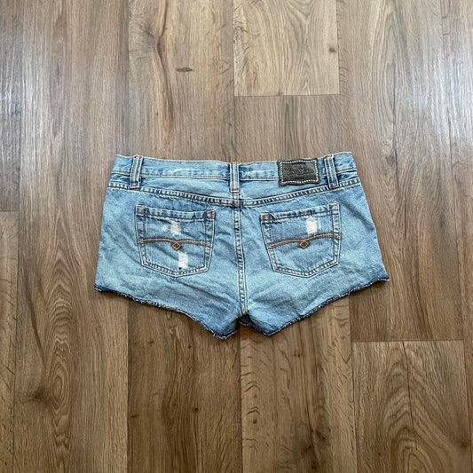 Yom Yom Y2K Mini Low Rise Denim Shorts