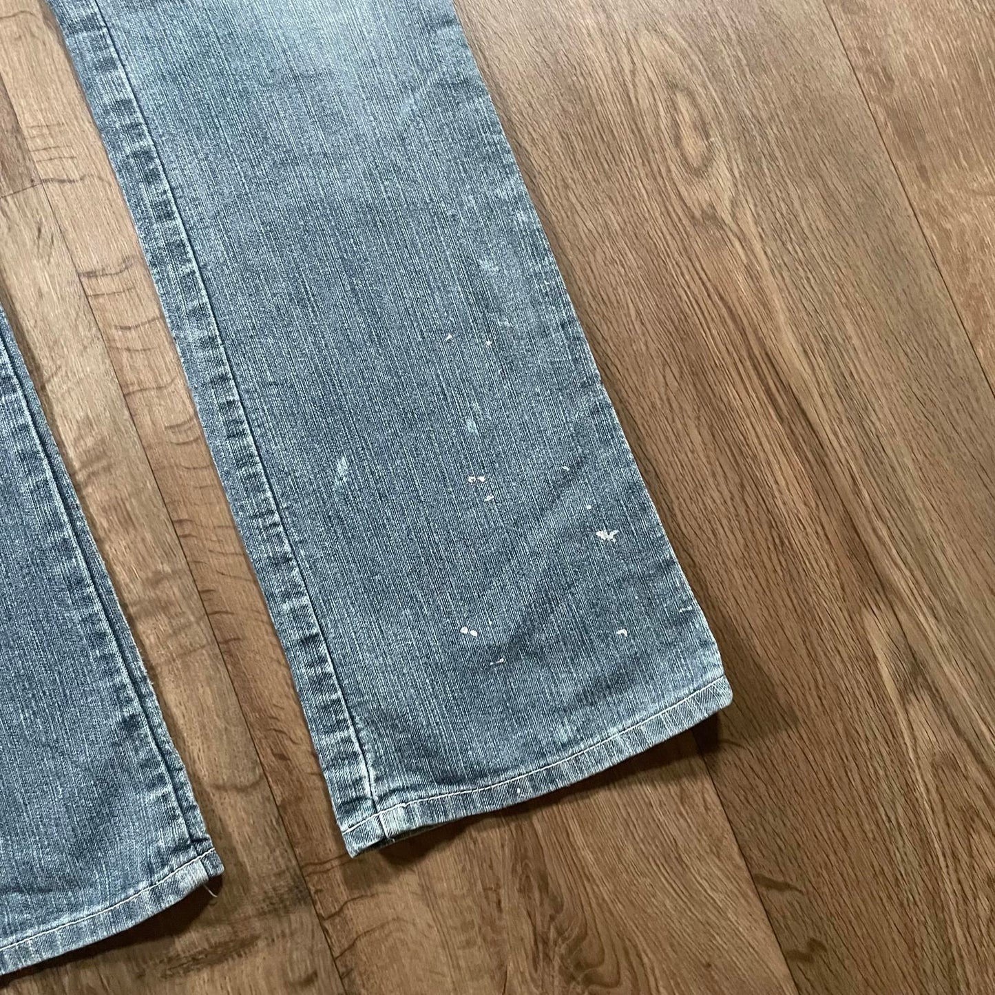 Diamante Straight Leg Gem Embroidered Y2K Jeans
