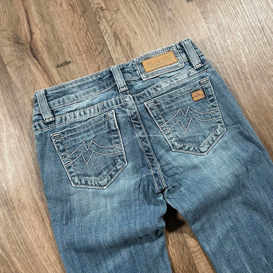 Miss Me Embroidered Straight Jeans