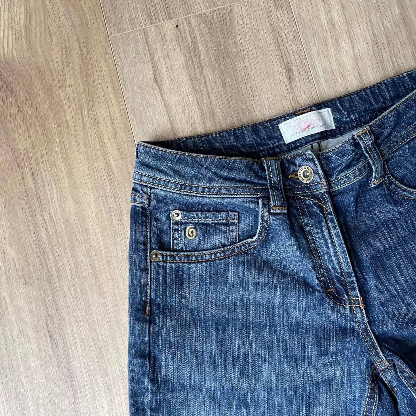 S.Oliver Embroidered Y2K Style Flared Jeans