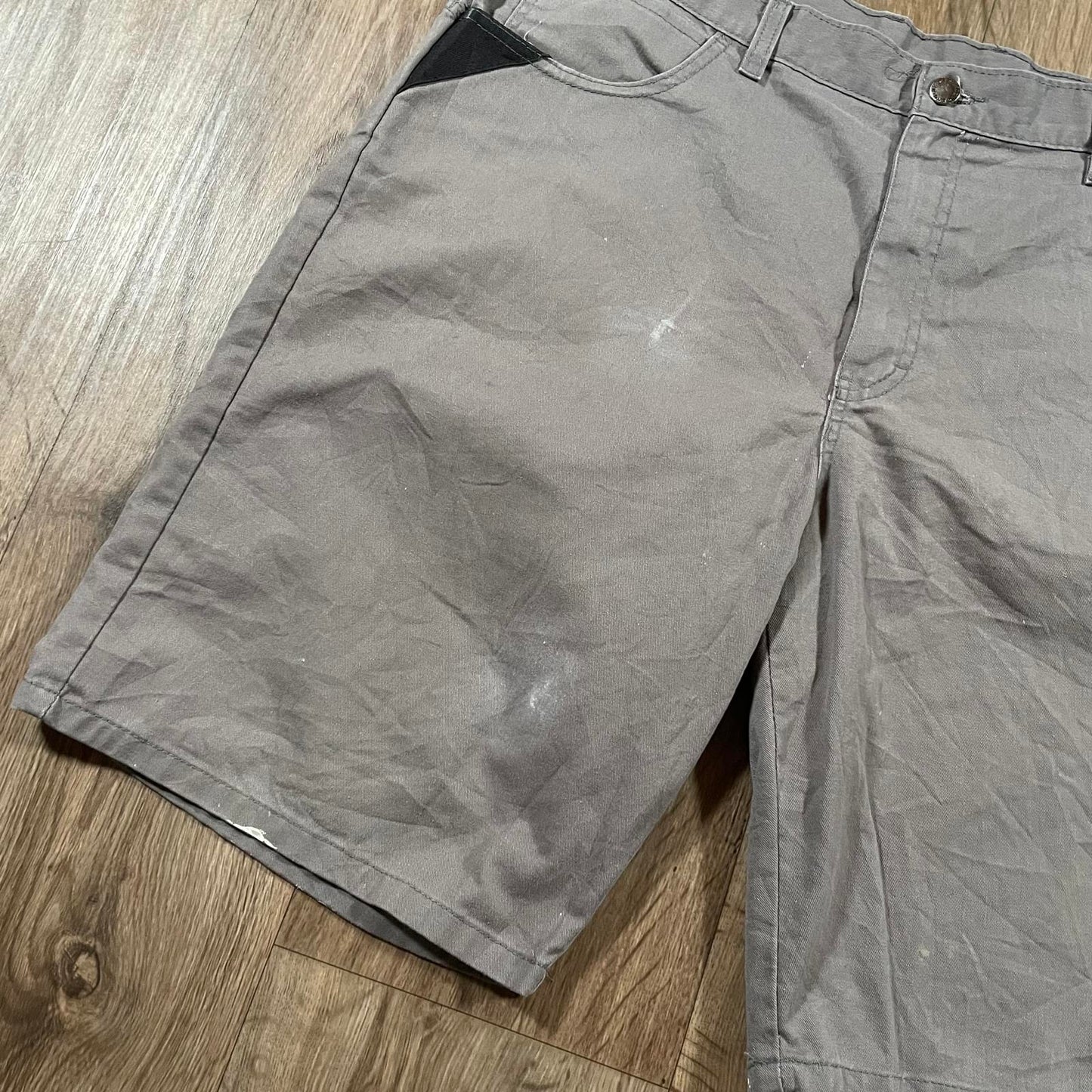 Dickies Grey Cotton Shorts