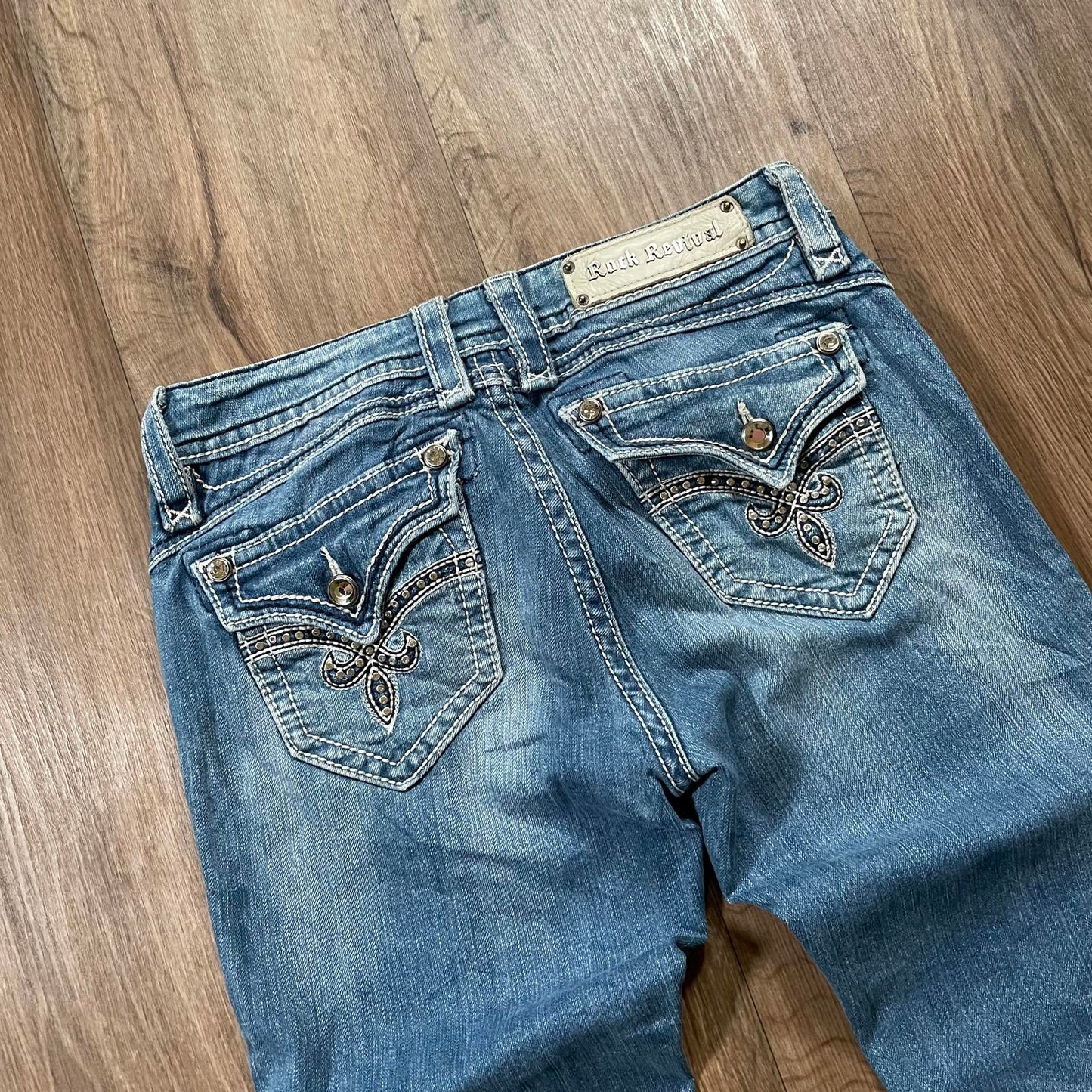 Rock Revival Straight Embellished Jeans
