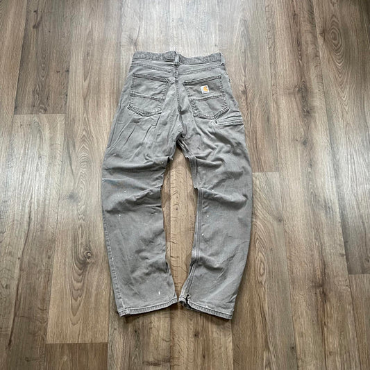 Carhartt Grey Painted Carpenter Trousers