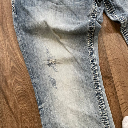 Rock Revival Straight Jeans with Pouch Attached