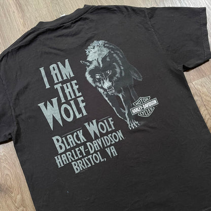 Harley Davidson 2022 Wolf Print Bristol Black T-Shirt