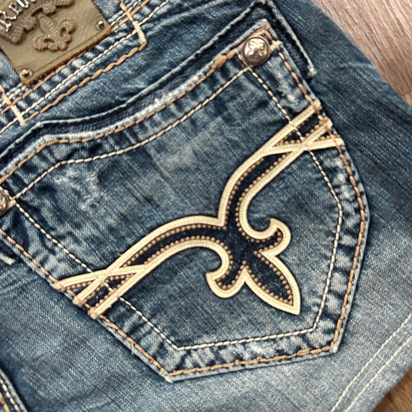 Rock Revival Low Rise Shorts