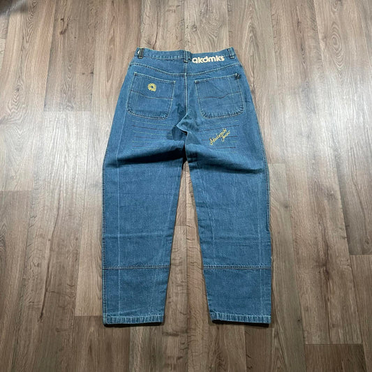 Akademiks Embroidered Baggy Jeans