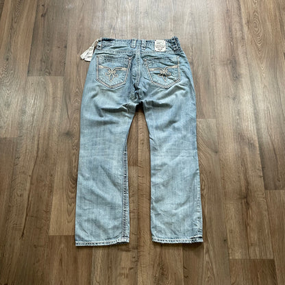 Rock Revival Straight Jeans with Pouch Attached