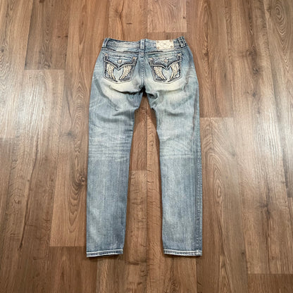 Miss Me Angel Wing Skinny Jeans
