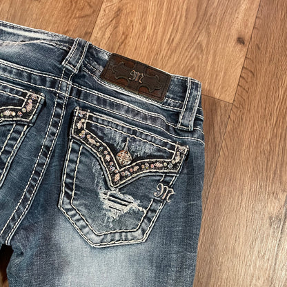 Miss Me Distressed Skinny Signature Jeans