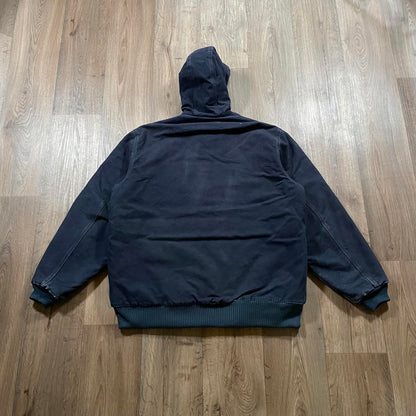 Carhartt Navy Active Jacket Quilted Lining