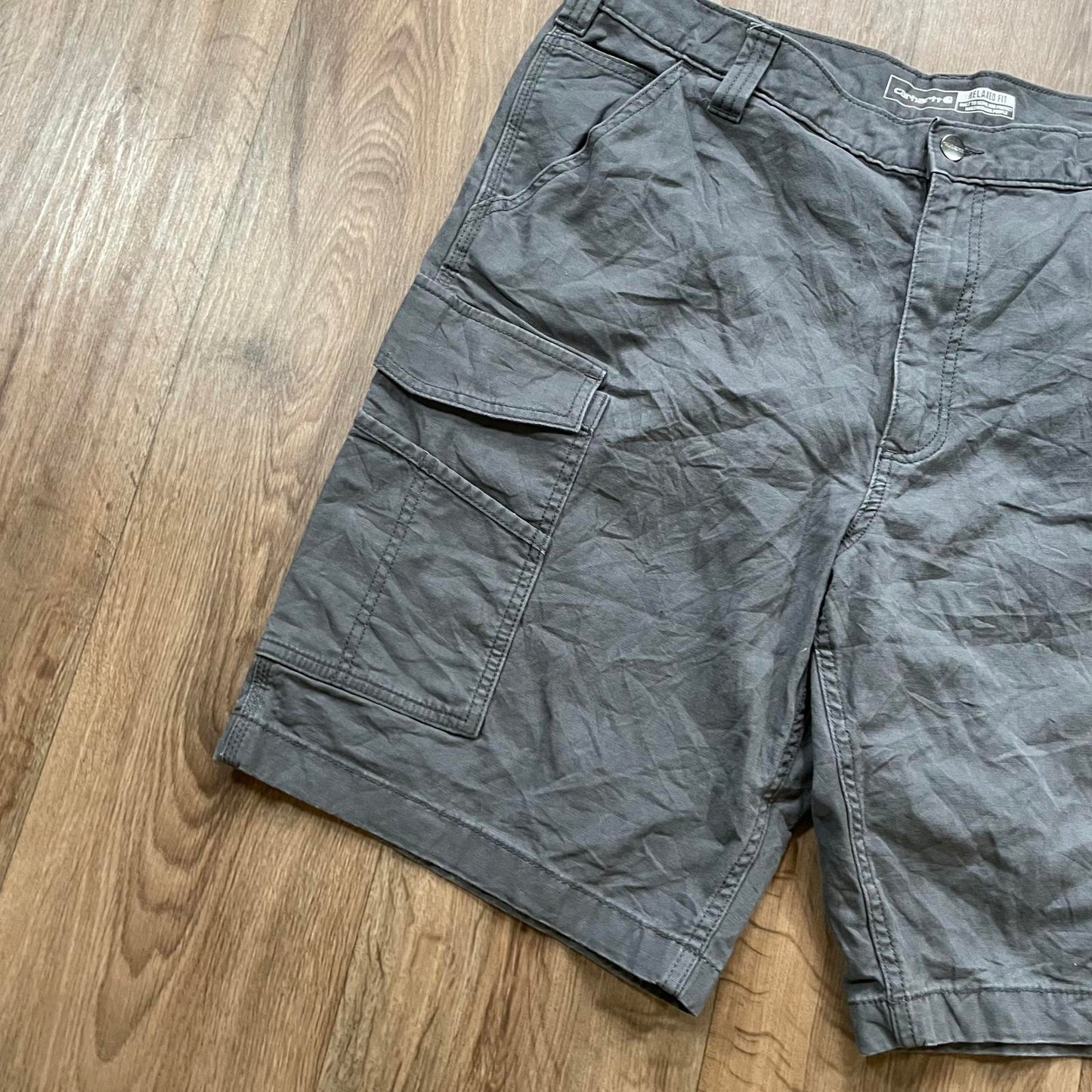 Carhartt Grey Cargo Shorts