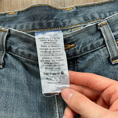 Carhartt Blue Jeans Distressed Relaxed Fit