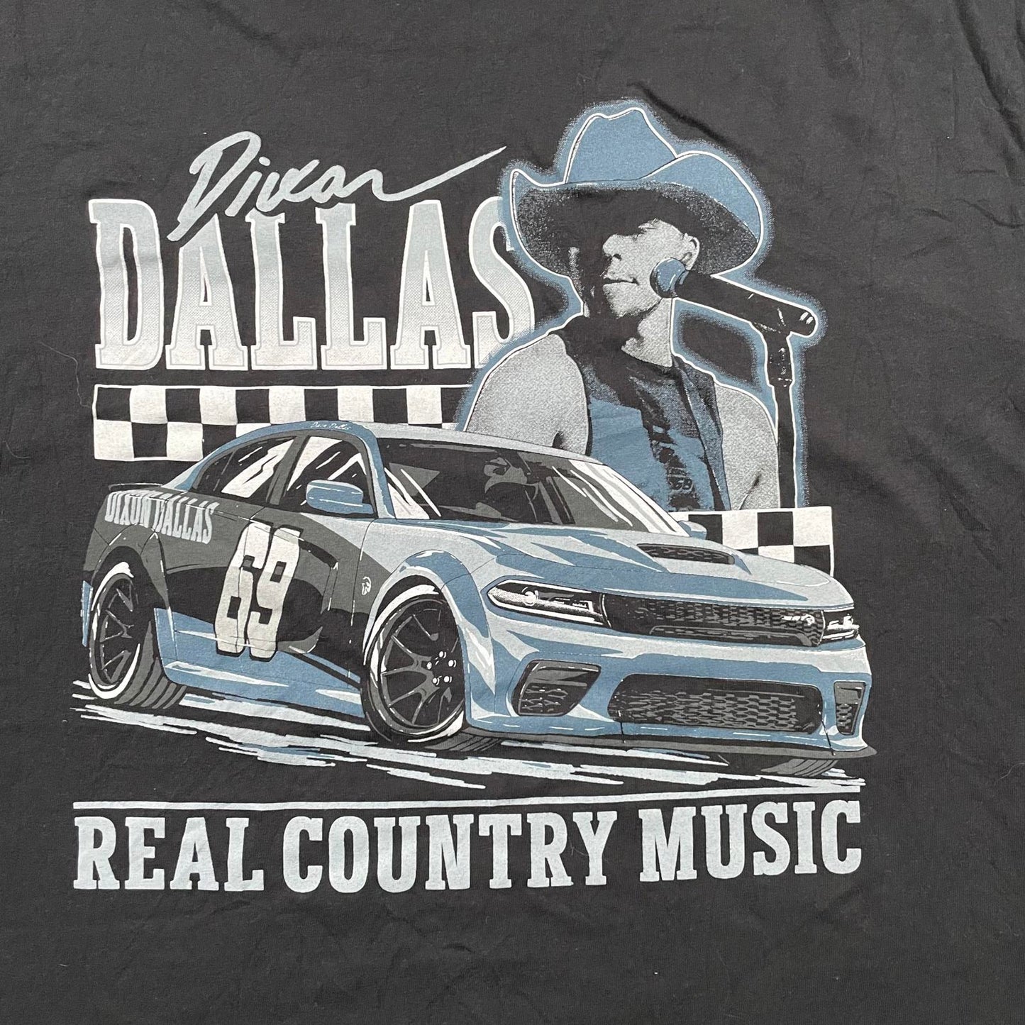 Vintage Nascar Racing Graphic T-Shirt Black
