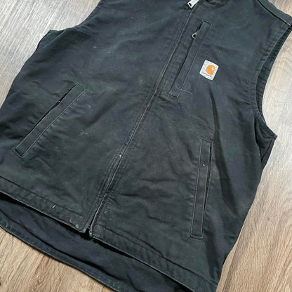 Carhartt Black Hooded Gilet
