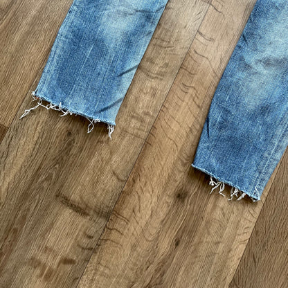 Rock Revival Cut Off Skinny Jeans