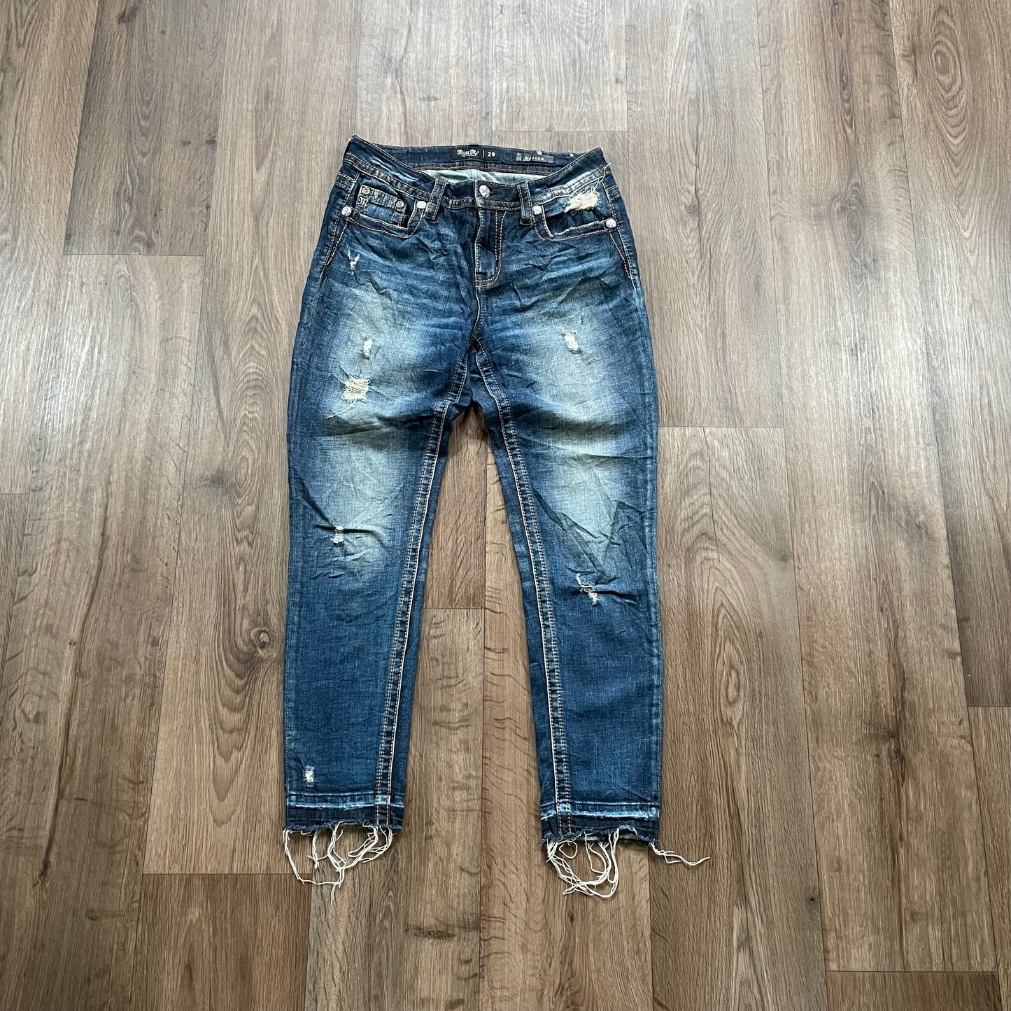 Miss Me Mid Rise Ankle Skinny Jean