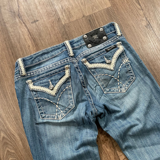 Miss Me Embroidered Boot Cut Jean