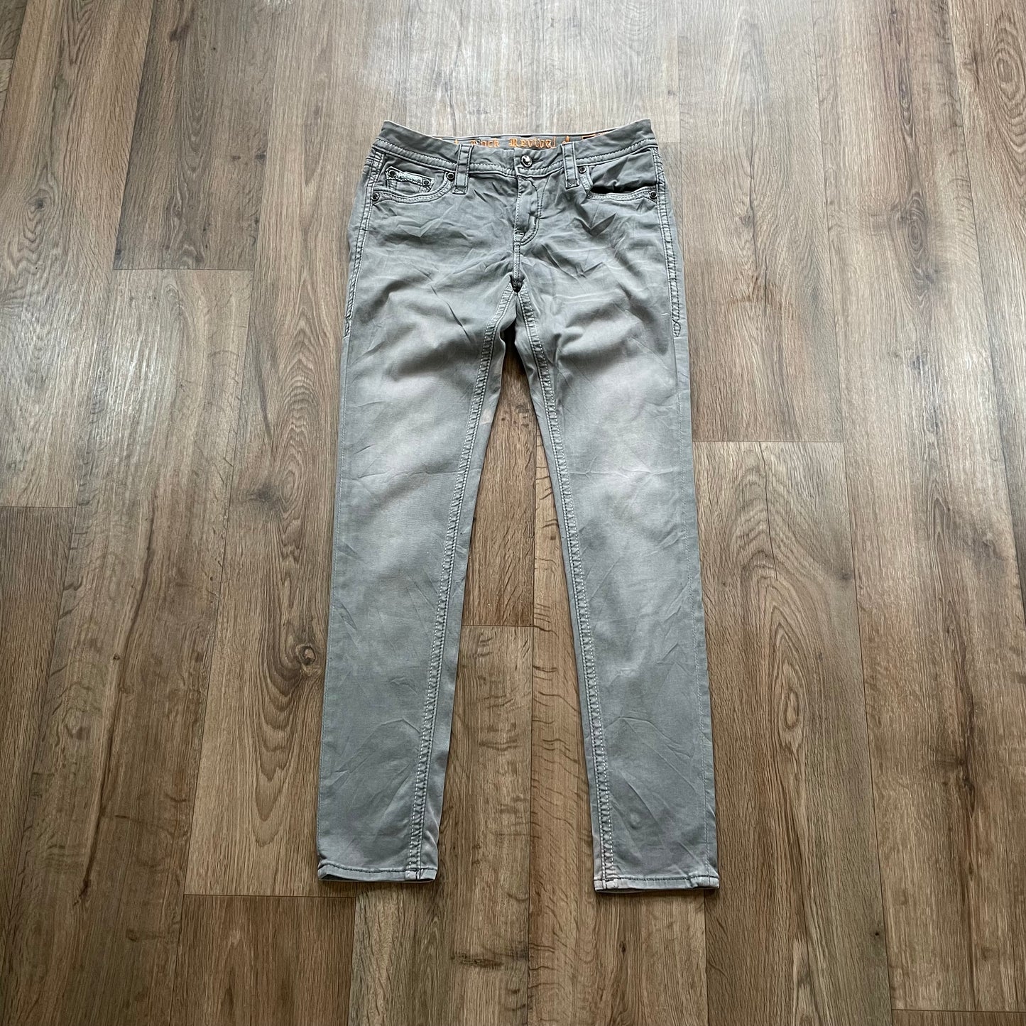 Rock Revival Grey Skinny Jeans