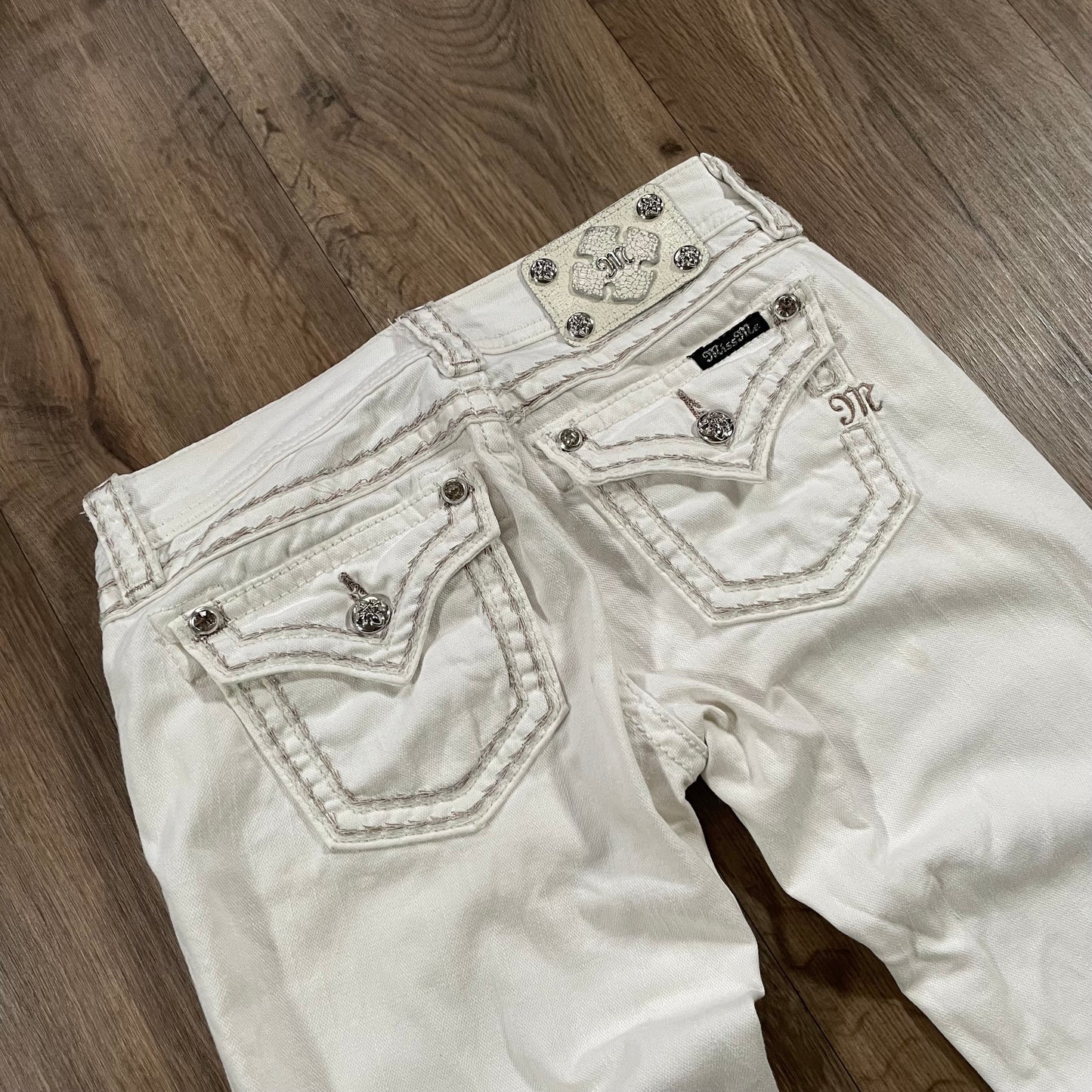 White Miss Me Signature Skinny Jeans