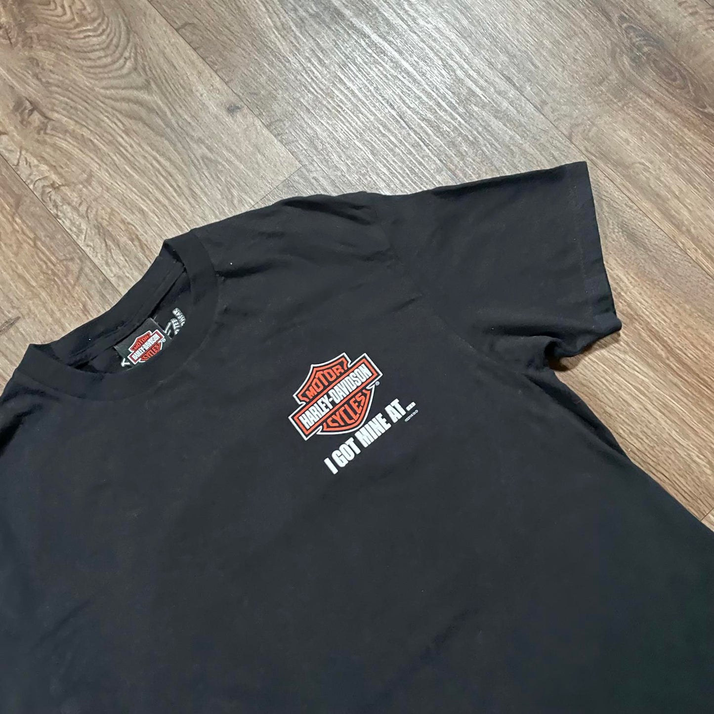 Vintage 2014 Harley Davidson "I Got Mine" Print T-Shirt