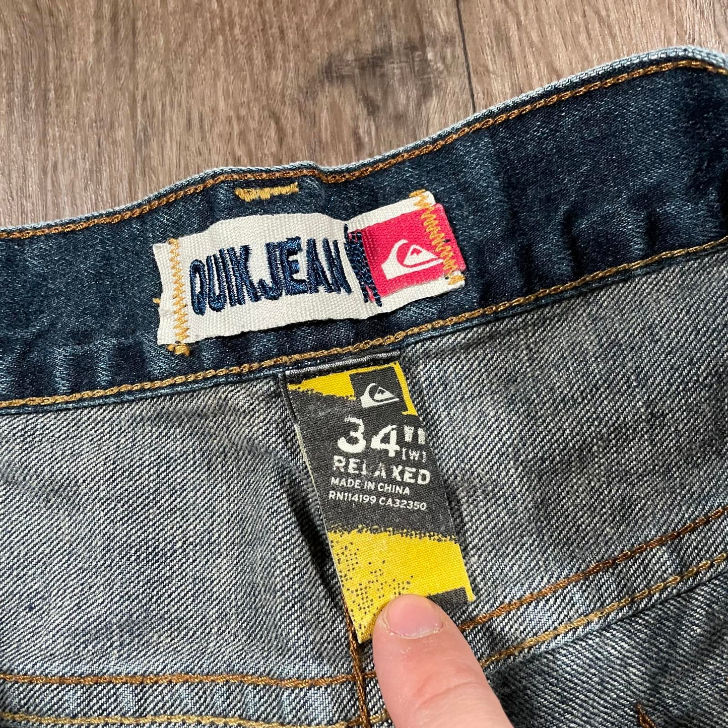 Quiksilver Blue Relaxed Fit Jeans