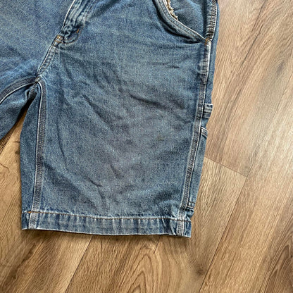 Faded Glory Dark Blue Carpenter Denim Shorts