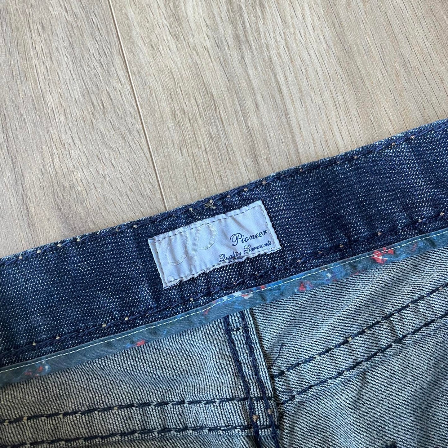 Pioneer Embroidered Straight Leg Jeans