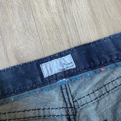 Pioneer Embroidered Straight Leg Jeans