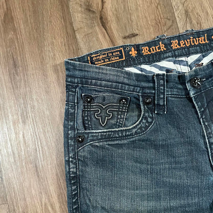 Rock Revival Hector Alt Straight Leg Jeans W34 L33