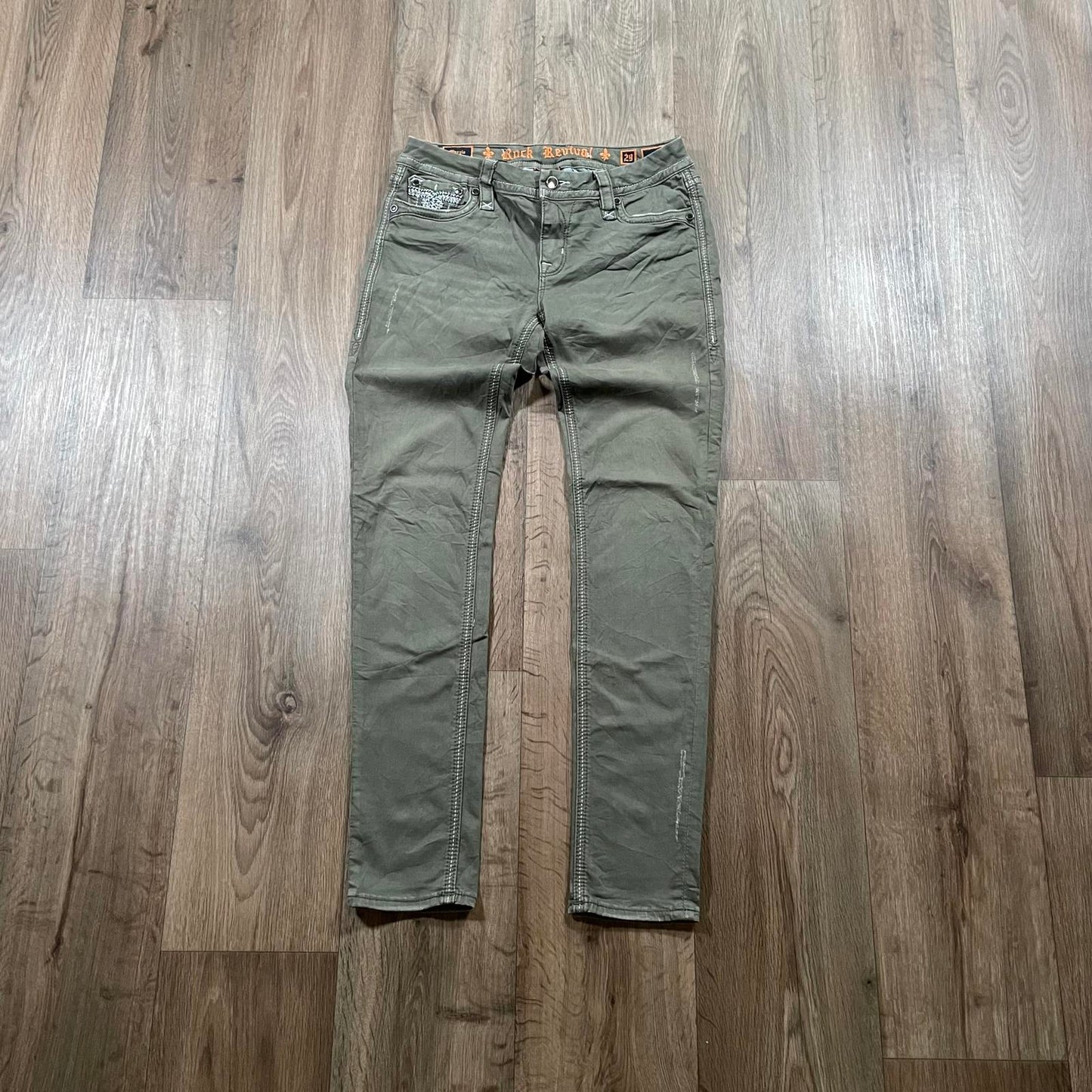 Rock Revival Margie Grey Skinny Jeans