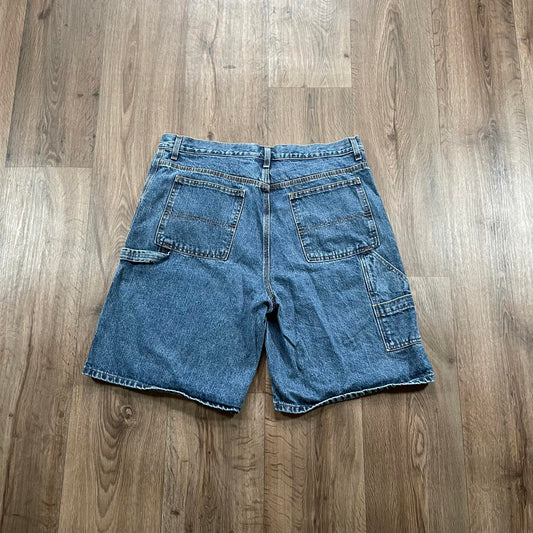 Faded Glory Dark Blue Carpenter Jorts