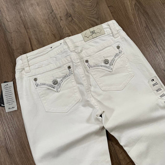 Miss Me White BNWT Boot Cut Jeans