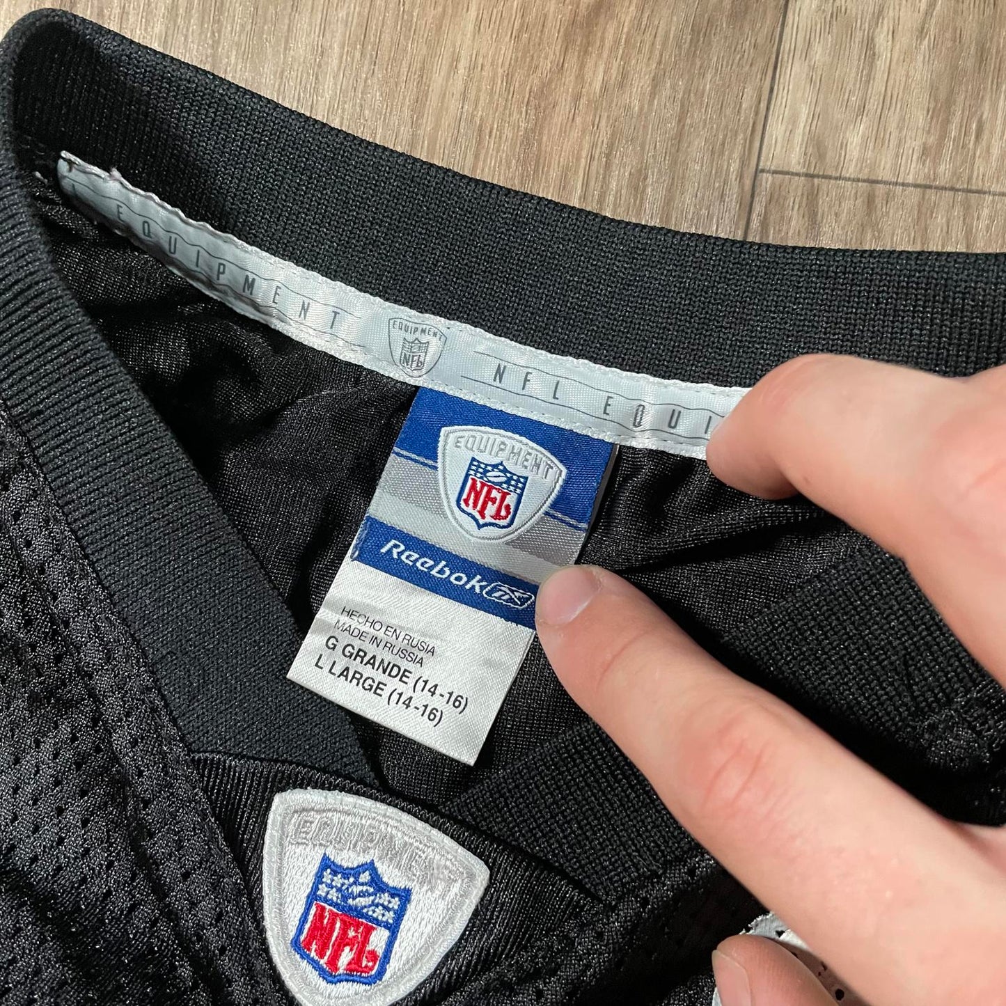 NFL X Reebok Steelers Black Jersey