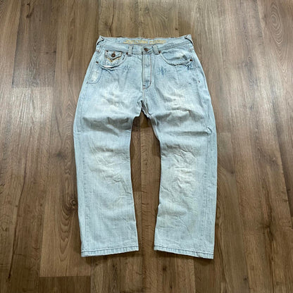 Jordan Carig Light Wash Embroidered Jeans