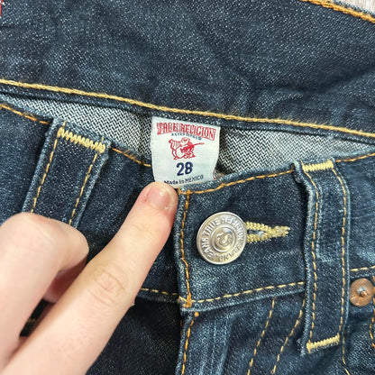 True Religion Dark Wash Shorts