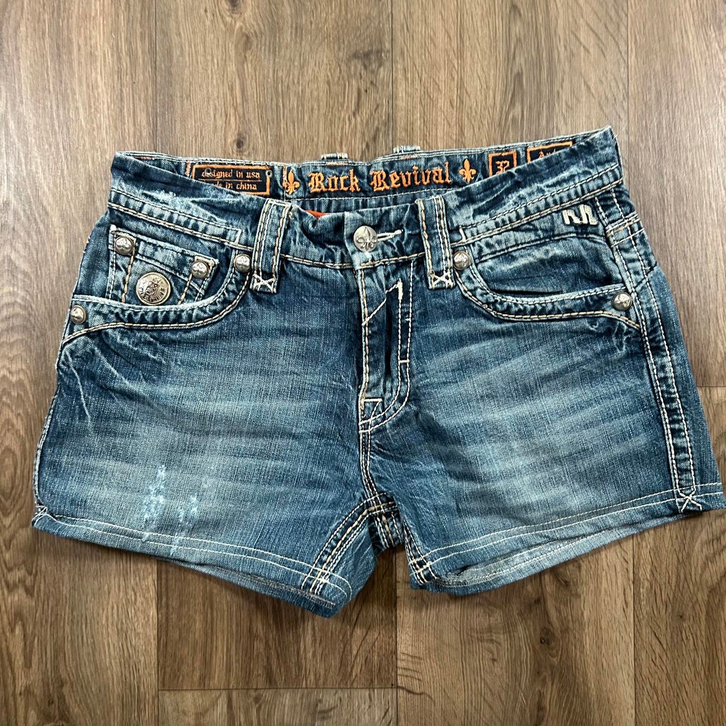 Rock Revival Low Rise Shorts