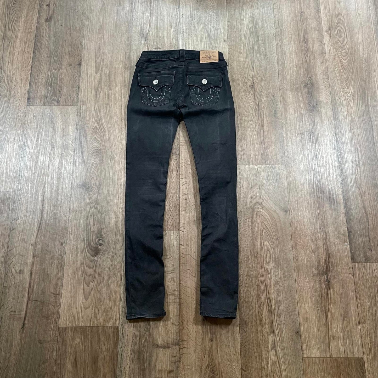 True Religion Black Skinny Jeans W30 L33