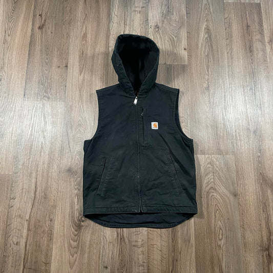 Carhartt Black Hooded Gilet