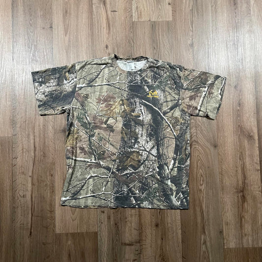 Real Tree Green T-Shirt with Yellow Logo