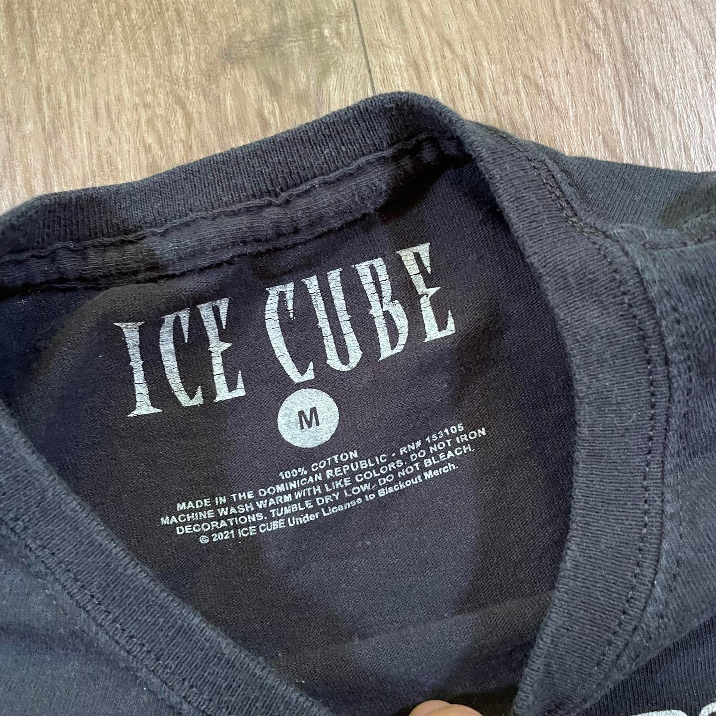 Ice Tube Black Print T-Shirt