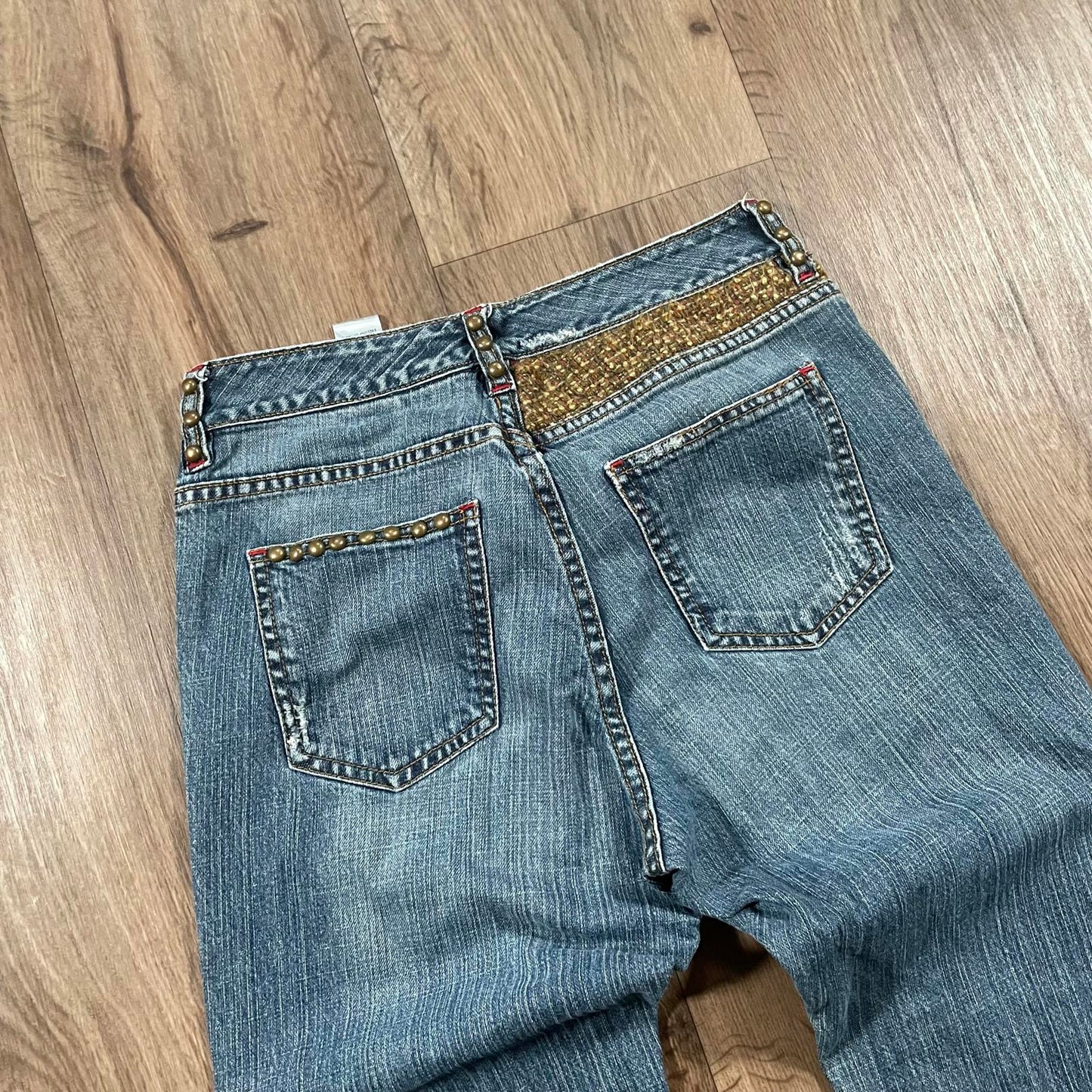 Dorothée Bis Studded Boot Cut Jeans W26 L32