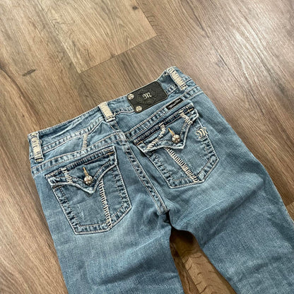 Miss Me Double Button Capris