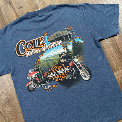 Harley Davidson Blue Print Cole T-Shirt 2022