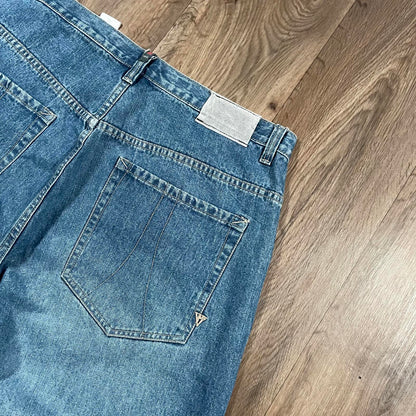 Vokal Blue Baggy Jeans Embroidery