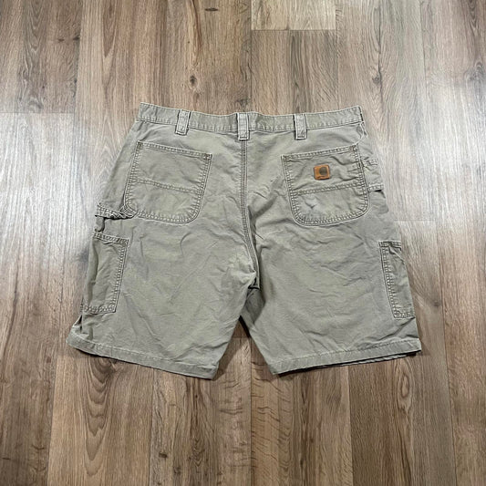 Carhartt Green Carpenter Shorts